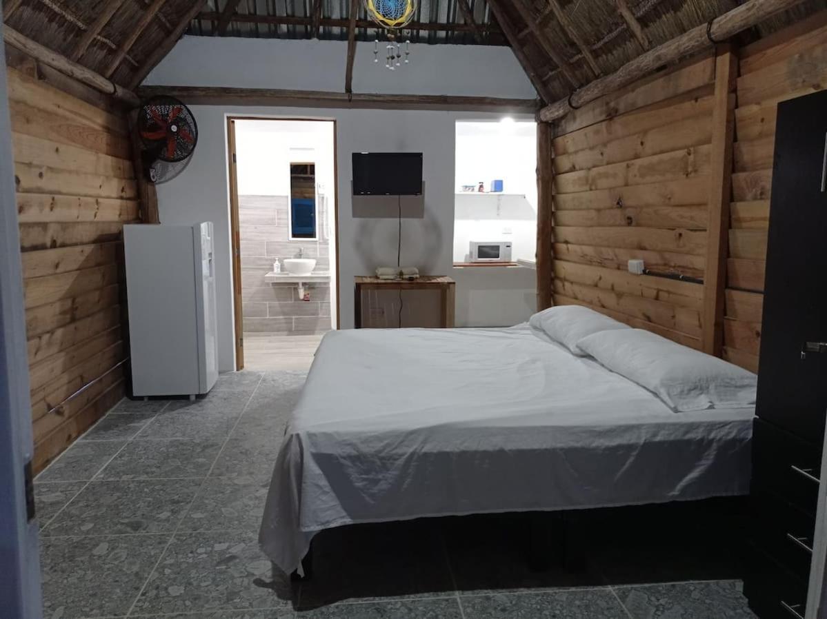 Camping Y Cabanas Chelem Bagian luar foto
