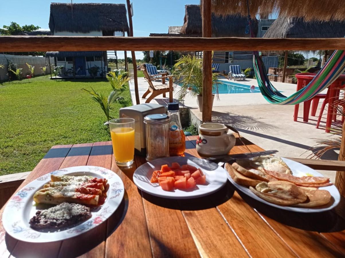 Camping Y Cabanas Chelem Bagian luar foto